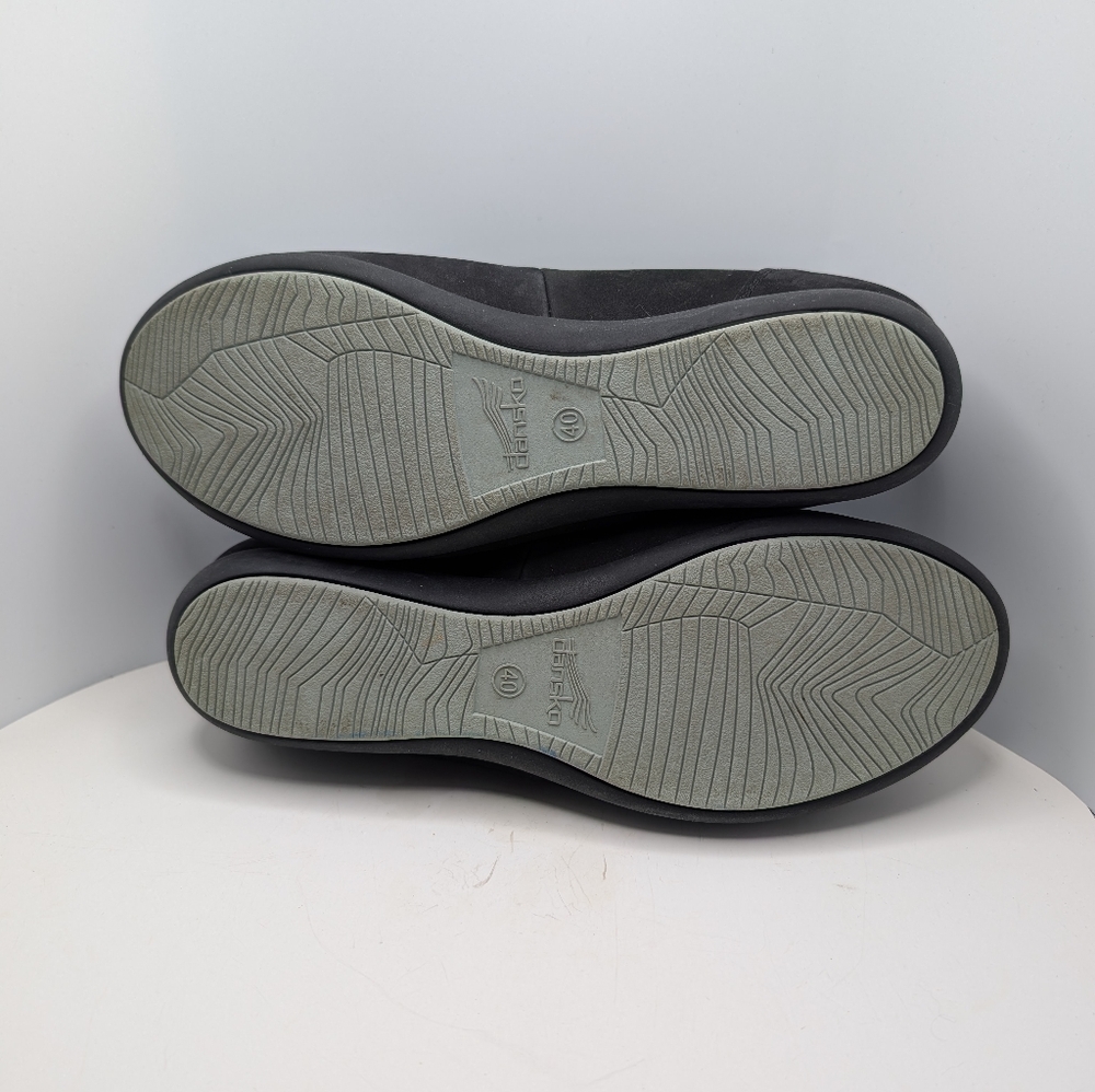 Dansko Black Comfort Flats with Cushioned Sole - Picture 4 of 6